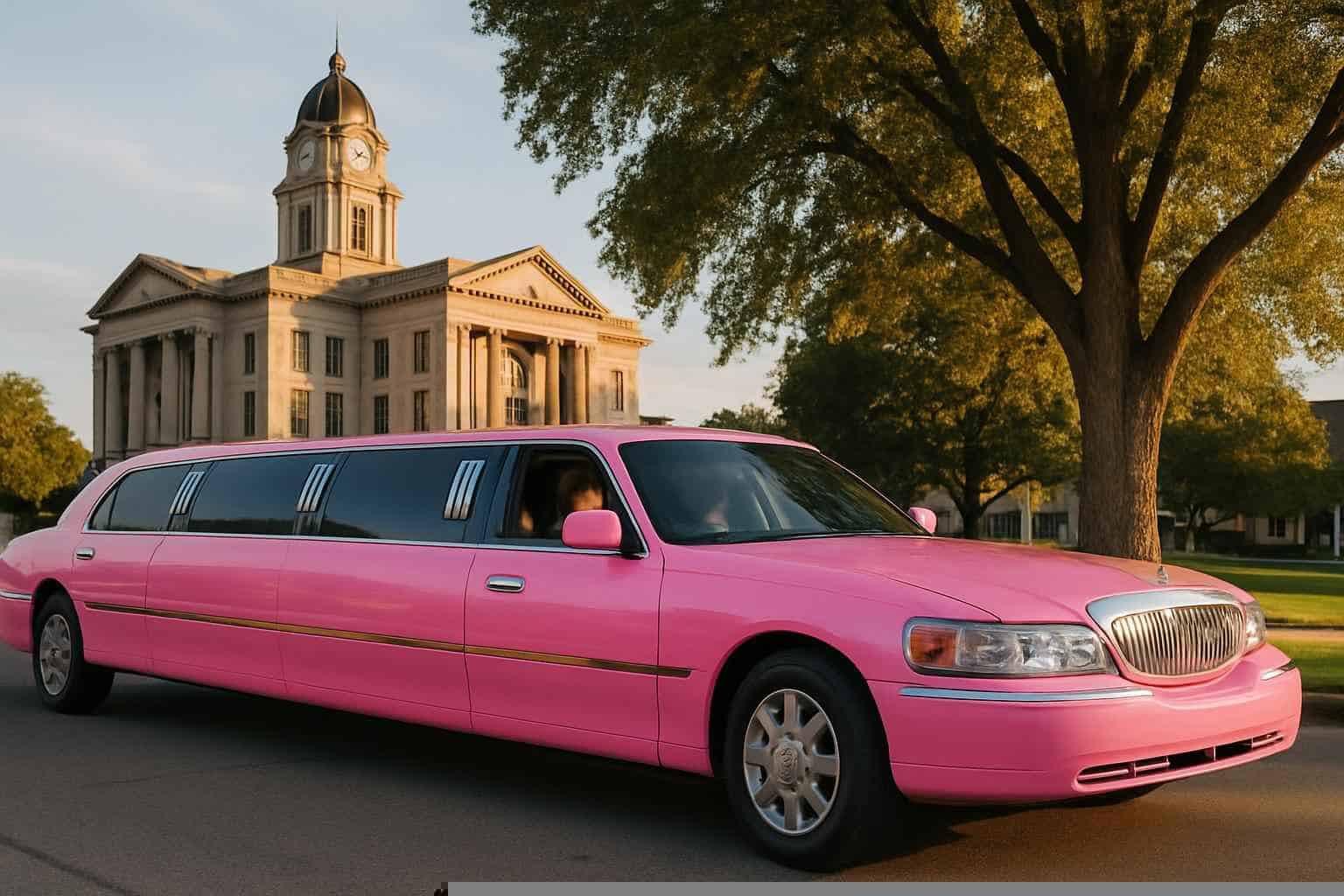 Pink Stretch Limos And SUV Limos