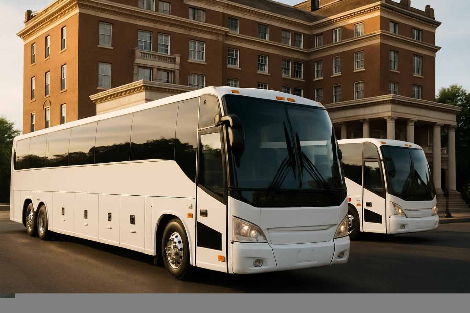 White Party Buses With Driver In Florence AL