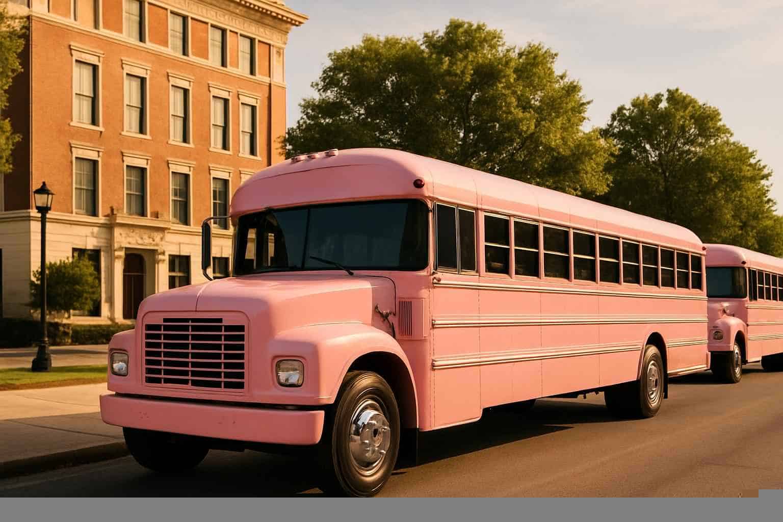 Pink Limo Party Buses In Gadsden Alabama