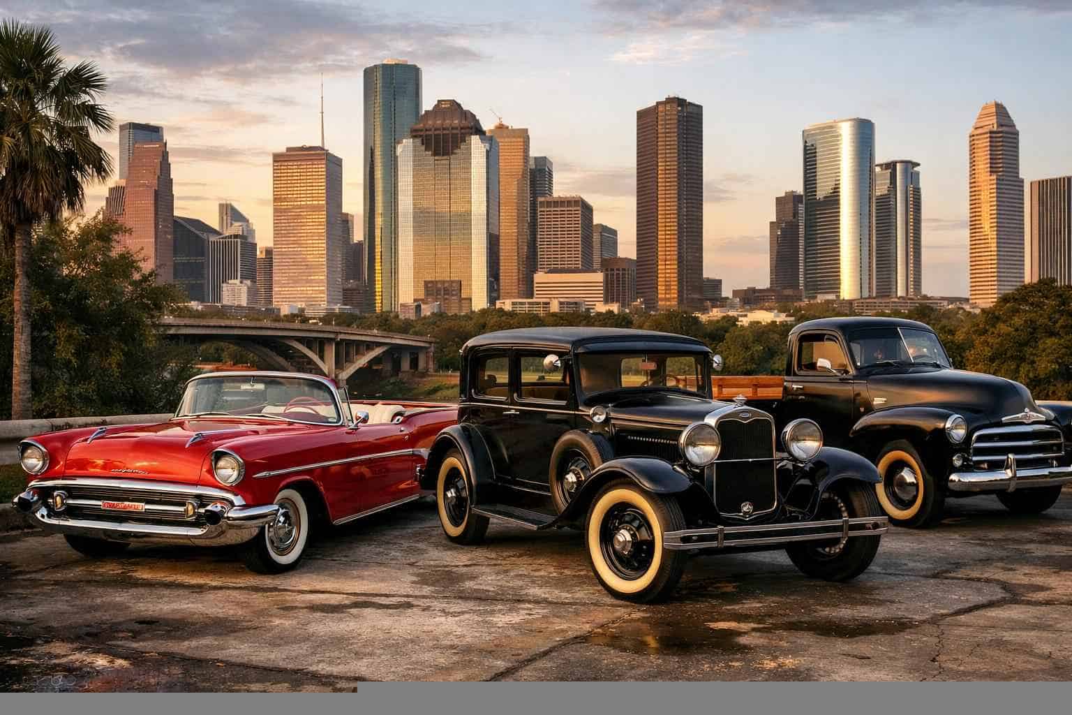 Houston Texas Antique Vehicles