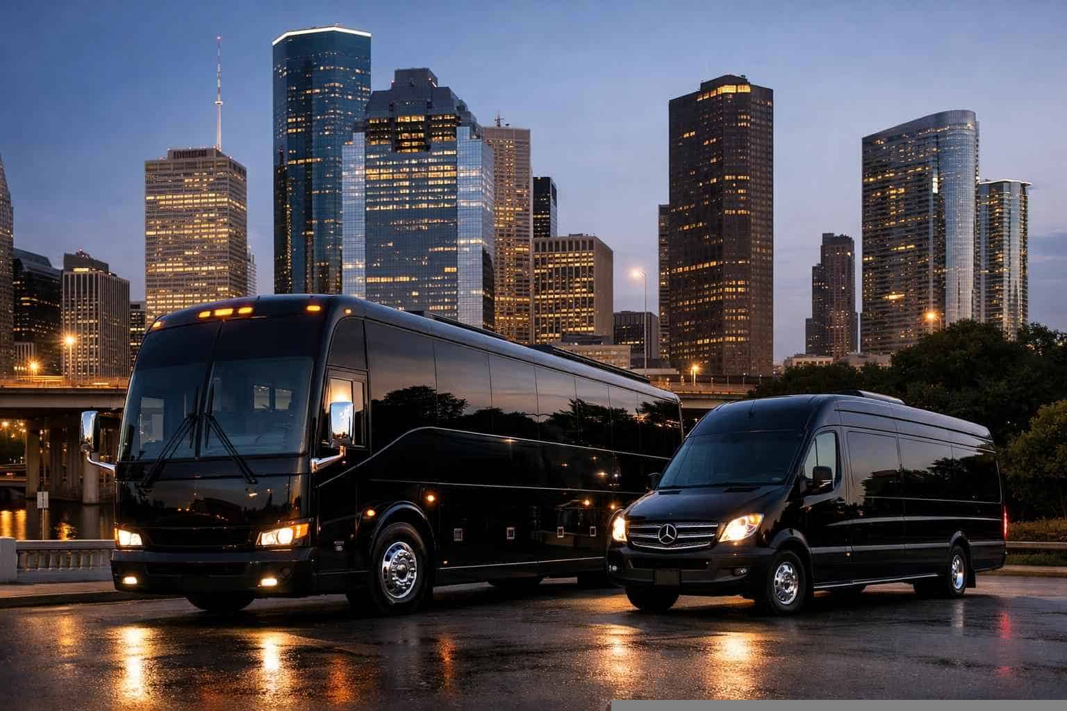 Luxury Black Party Buses In Houston Texas
