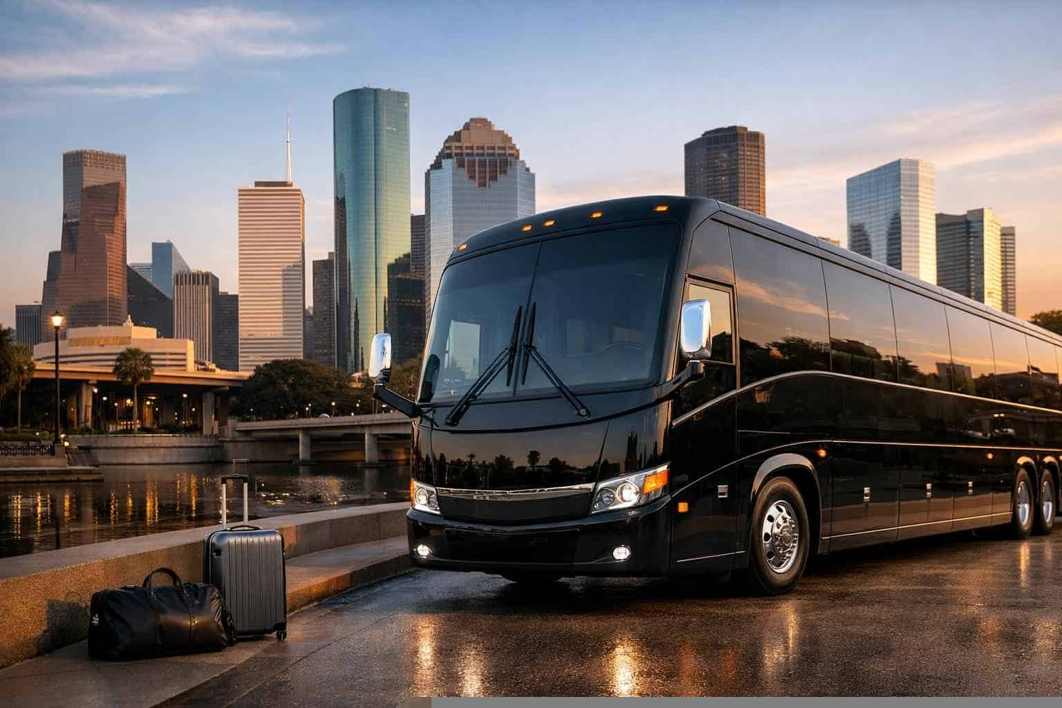 Houston Charter Bus Rental Service