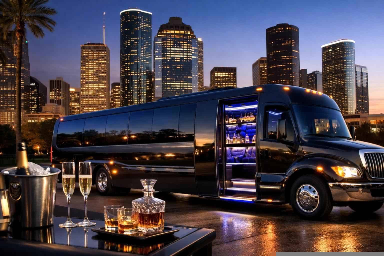 Houston Texas Limo Bus Service