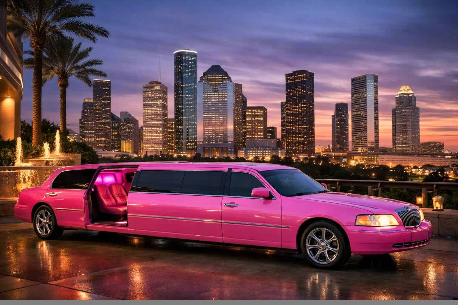 Houston Pink Limousine Fleet Options