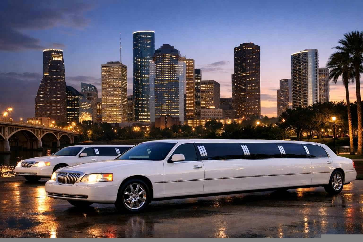 Houston Texas White Limos