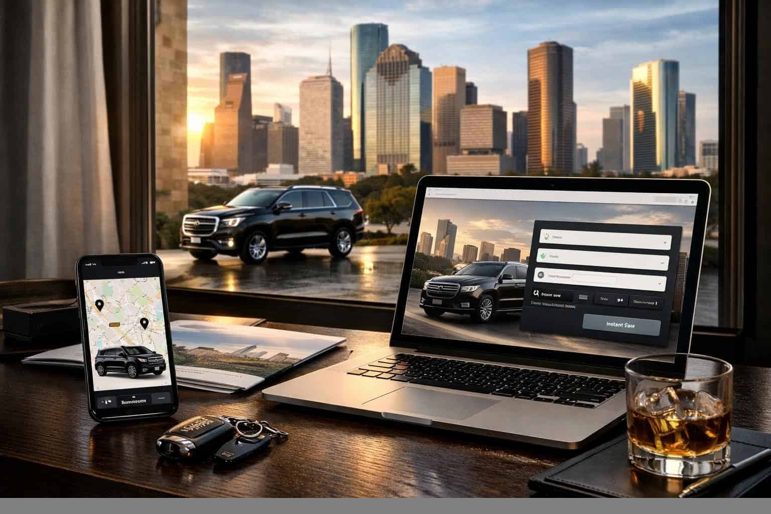 How do I get an instant quote for a trip in Houston Texas?