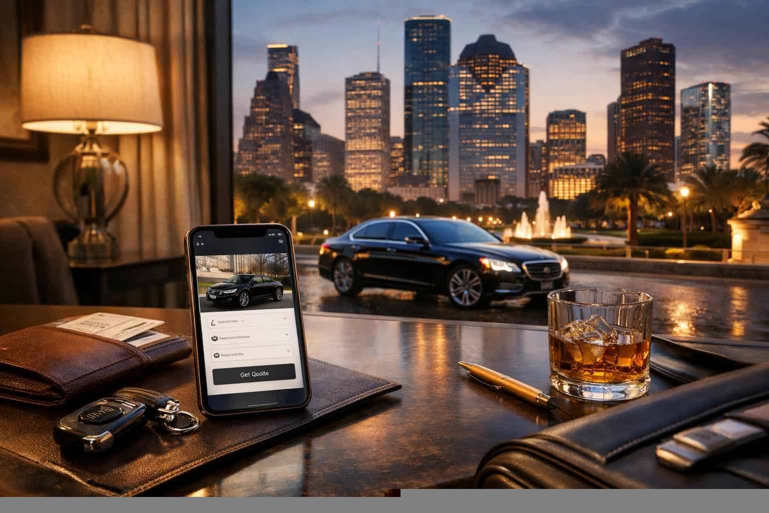 How do I get an instant quote for a trip in Houston Texas?