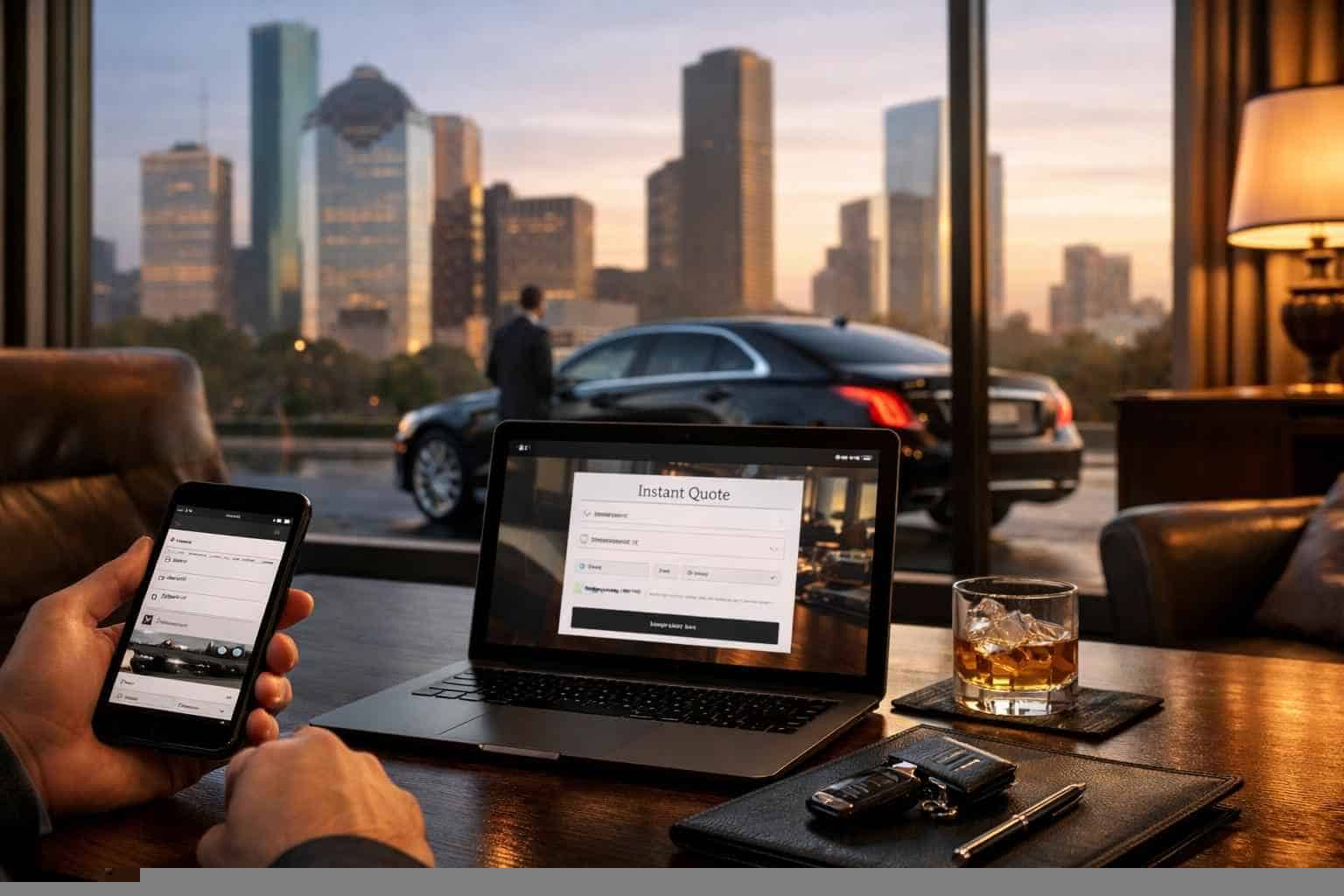 How Do I Get An Instant Quote For A Trip In Houston Texas