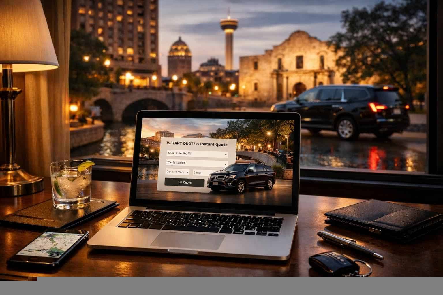 How Do I Get An Instant Quote For A Trip In San Antonio Texas?