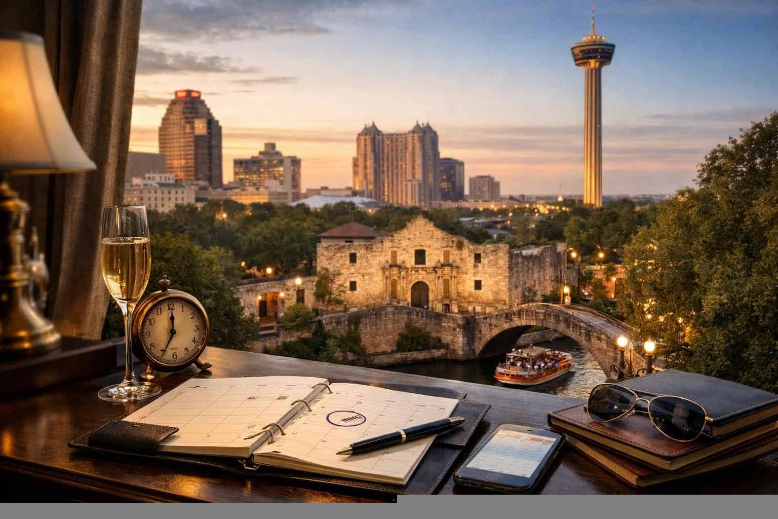 How far in advance should I reserve peak dates in San Antonio Texas