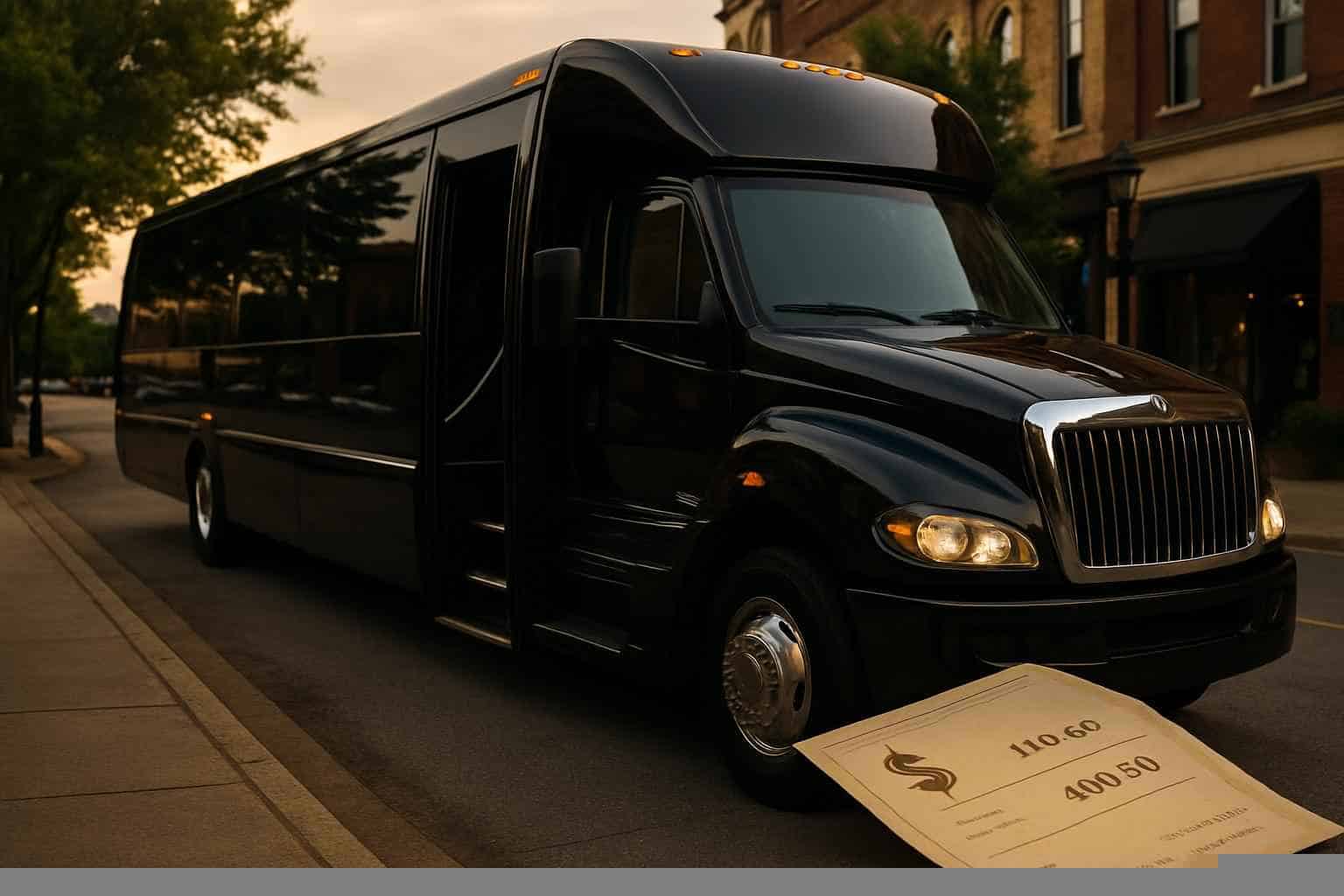 How Much Does A Black Party Bus Cost In Florence AL?