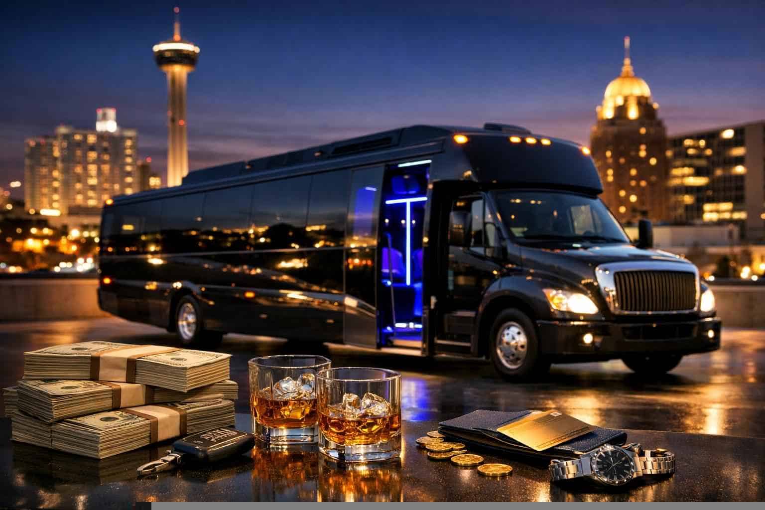 How much does party bus rental cost in San Antonio Texas?