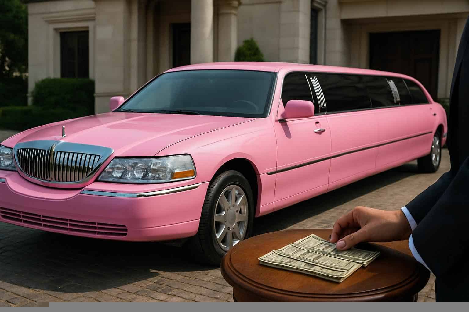 How much does pink limo rental cost in Gadsden Alabama?