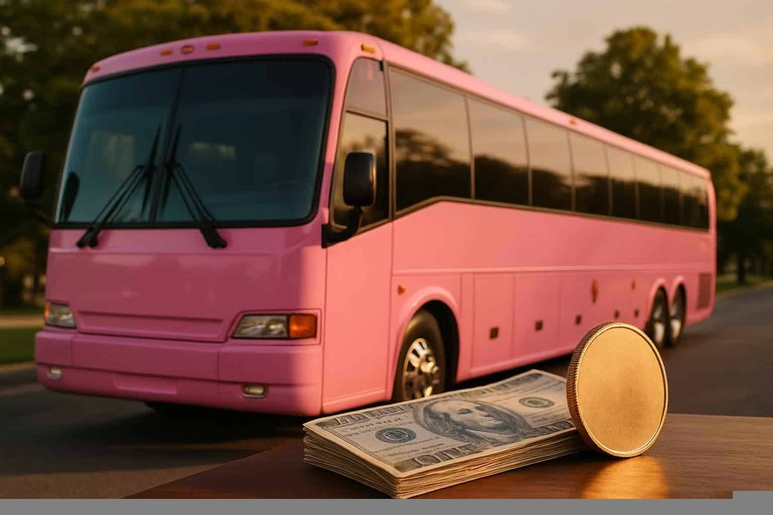 How much does pink party bus rental cost in Decatur Alabama?