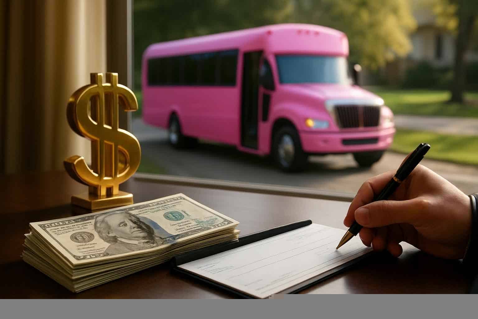 How Much Does A Pink Party Bus Cost?