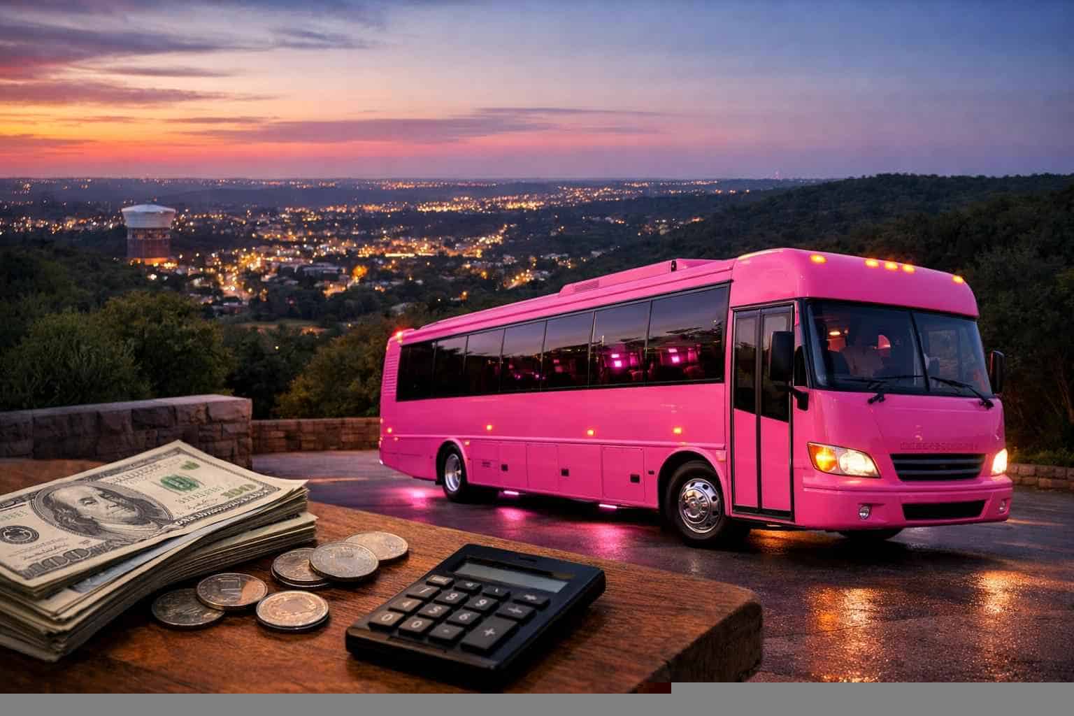 How Much Is A Pink Party Bus In Vestavia Hills?