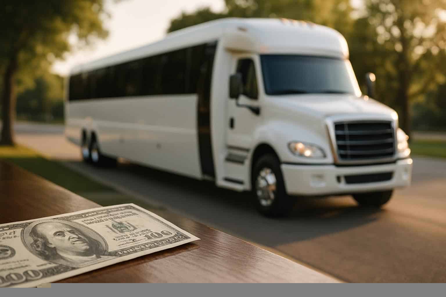 How much does white party bus rental cost in Gadsden Alabama?