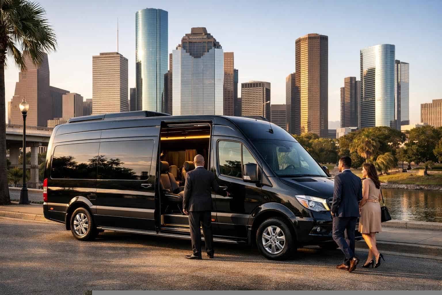 Passenger Van with Driver Services in Houston Texas