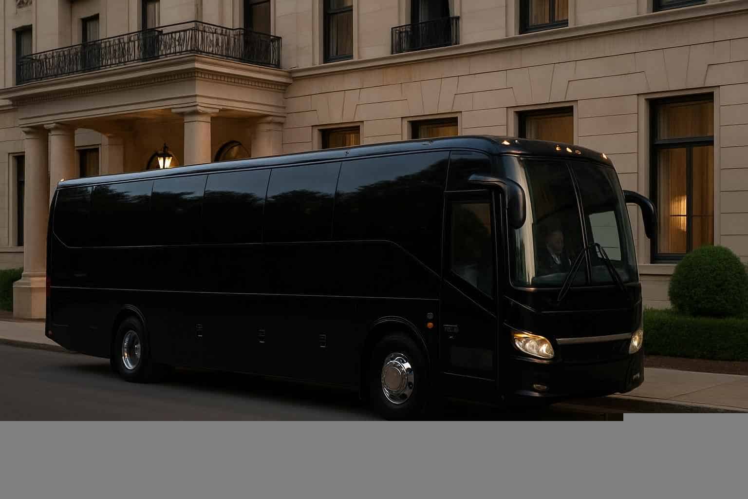 Luxury Black Bus Service In Phenix City Alabama
