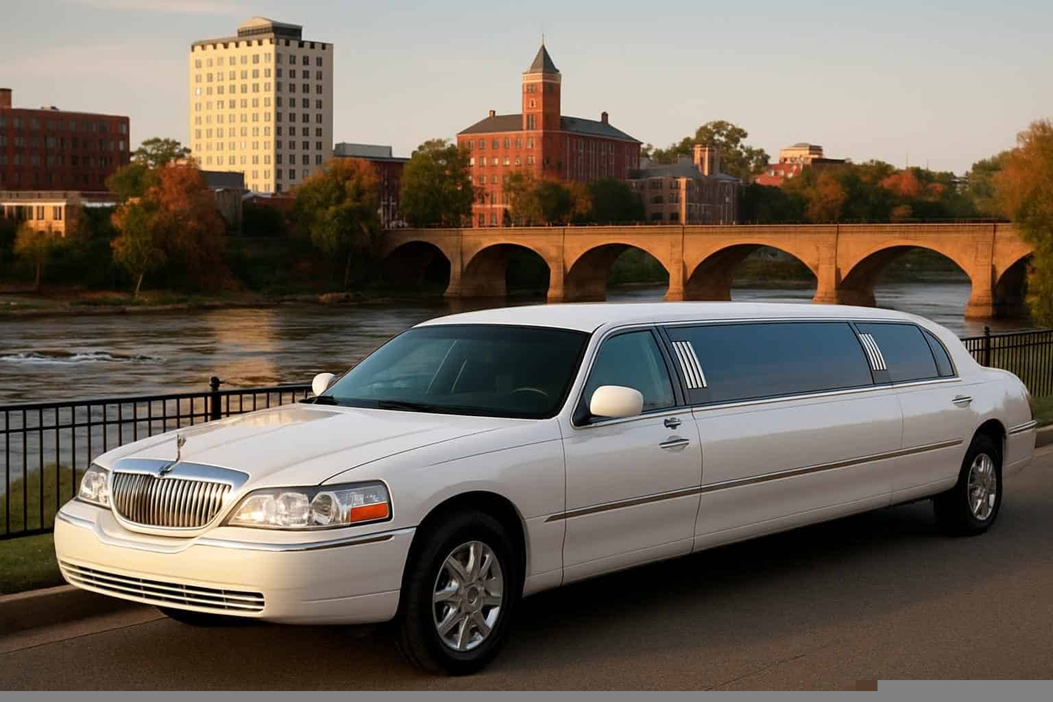 White Stretch Limos And SUV Limos