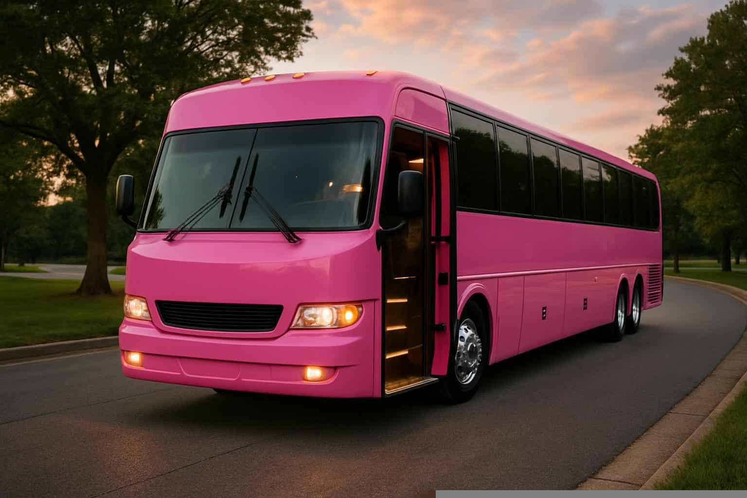 Pink Party Bus Rental Services in Decatur Alabama