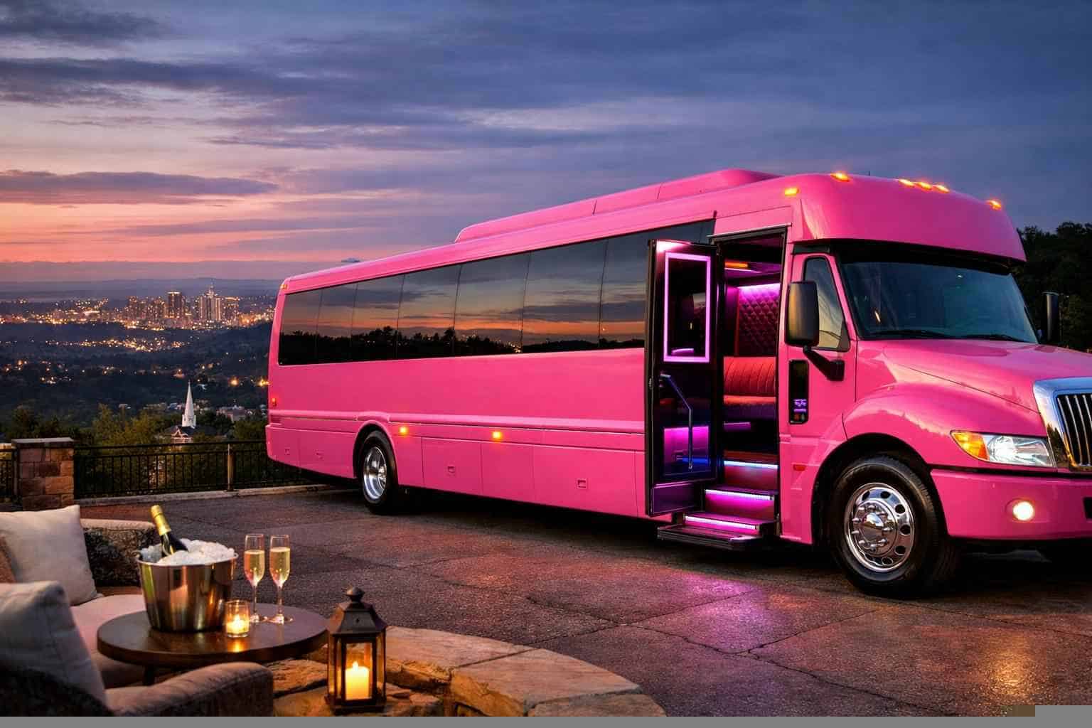 Pink Party Bus Services In Vestavia Hills AL