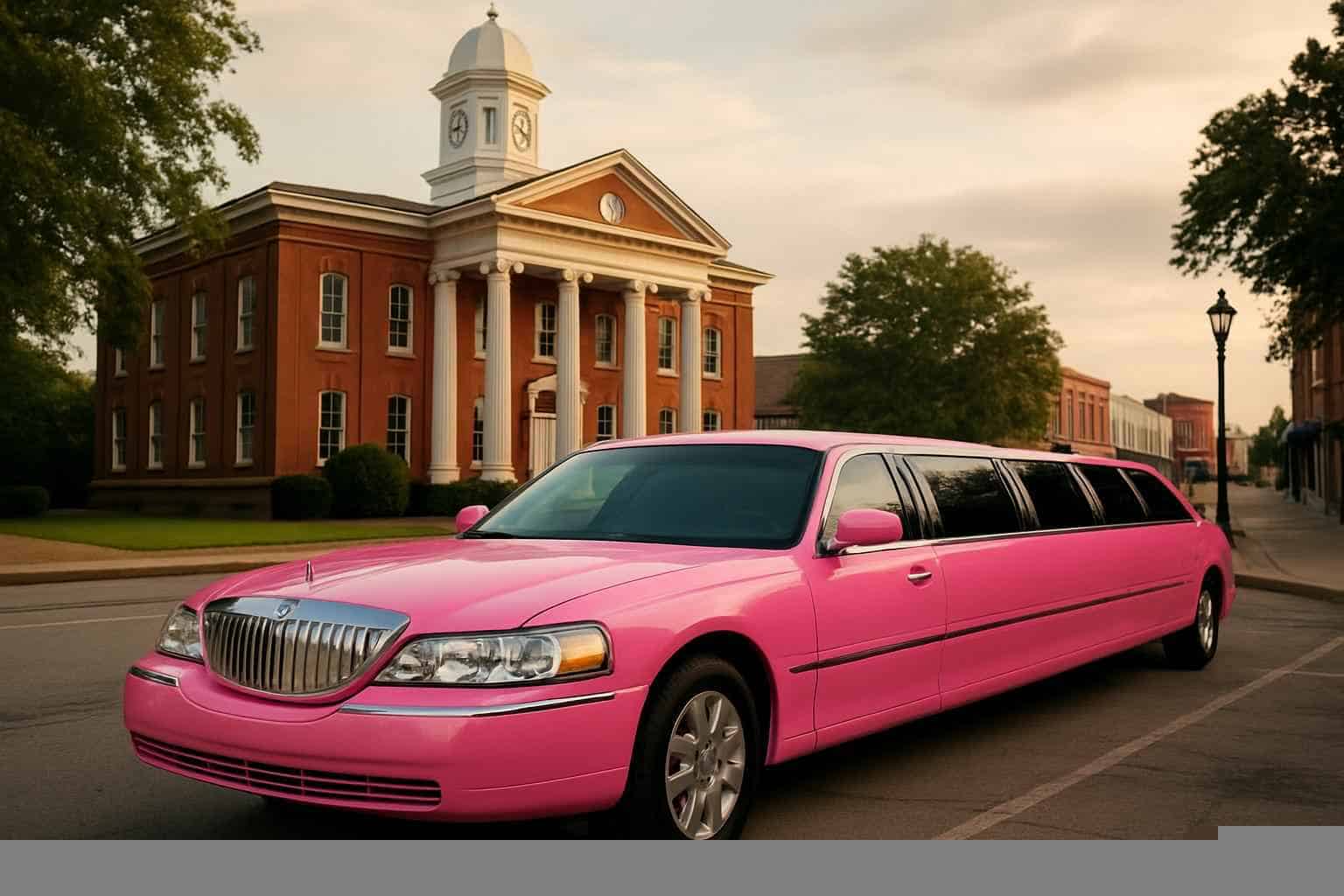 Prattville AL Pink Limo Service For Events