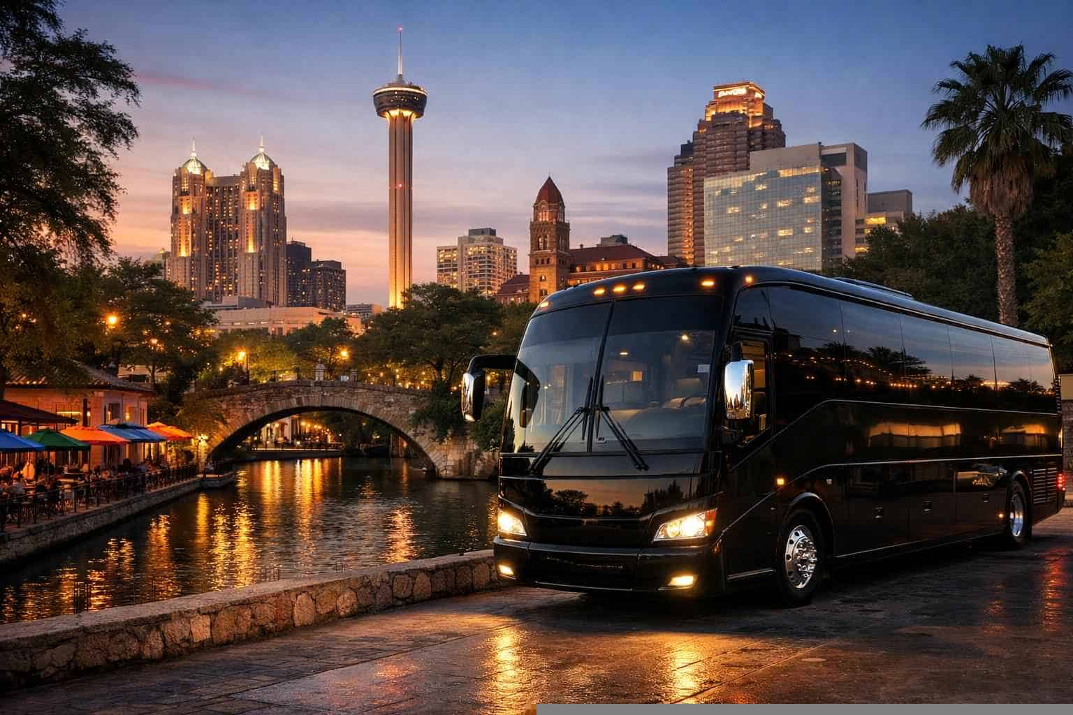 Charter Bus Rental In San Antonio Texas