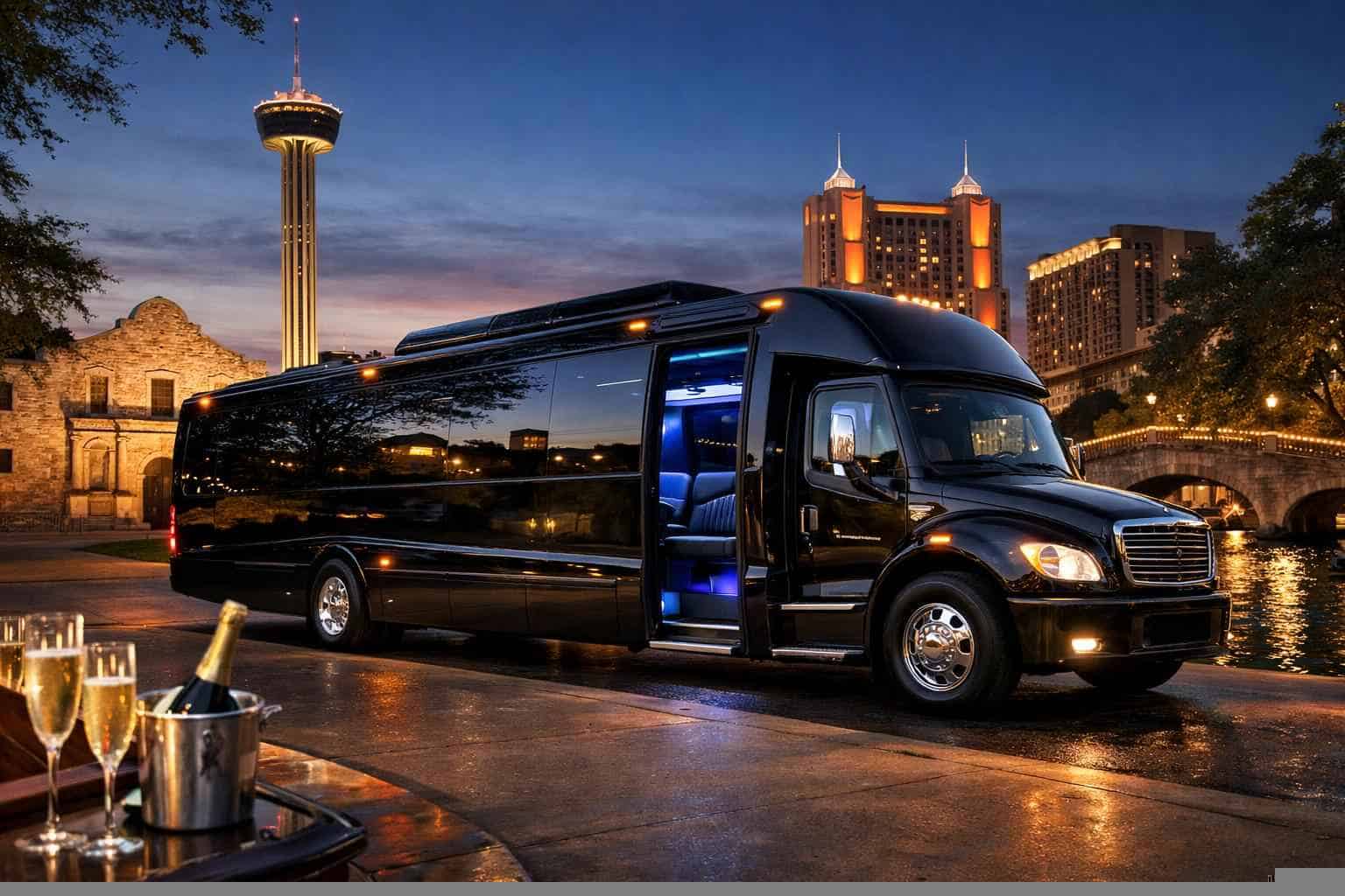San Antonio TX Limo Bus Service