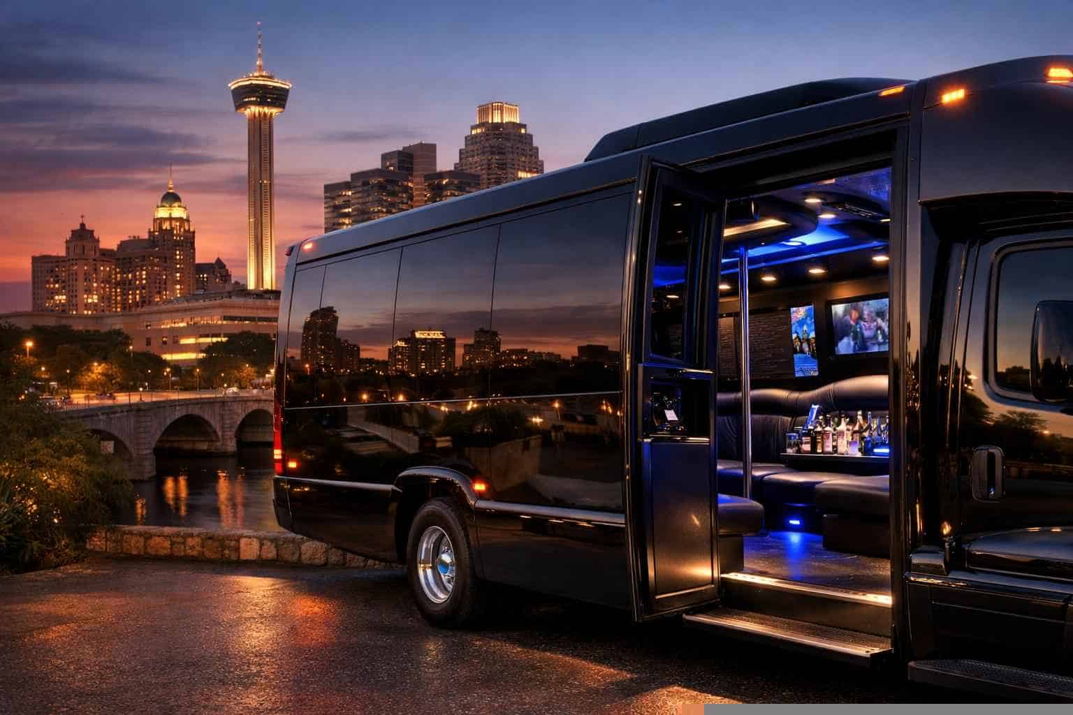 San Antonio Texas Party Bus Service