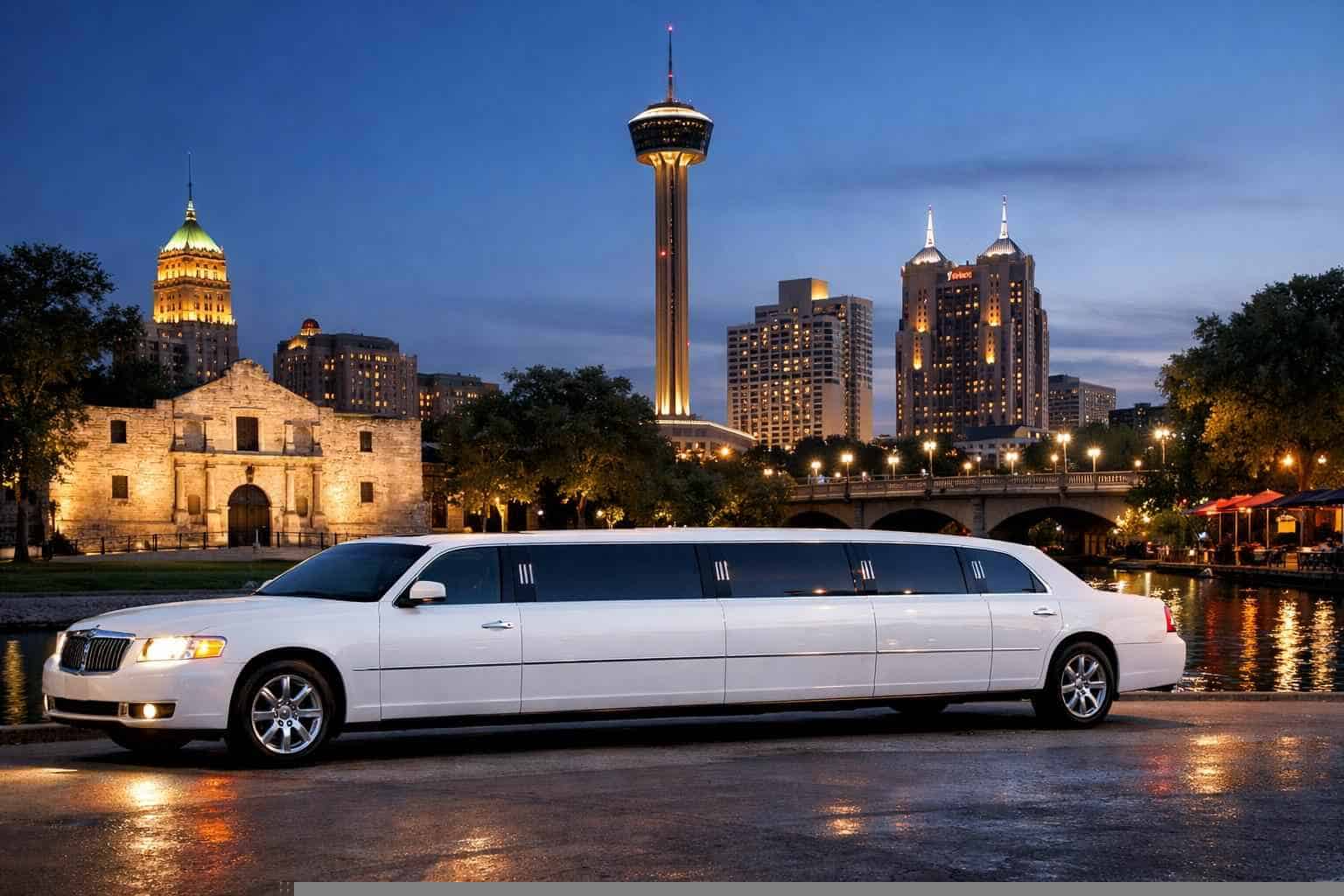 San Antonio Texas White Limos