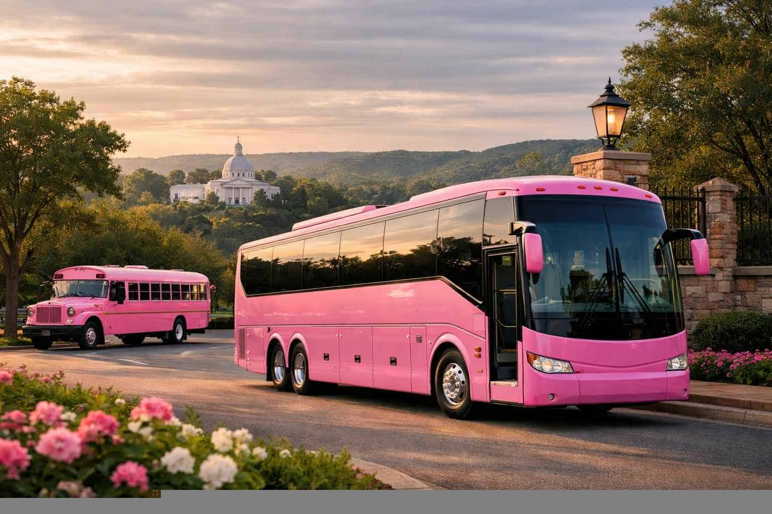 Pink Limo Bus Rentals Near Vestavia Hills