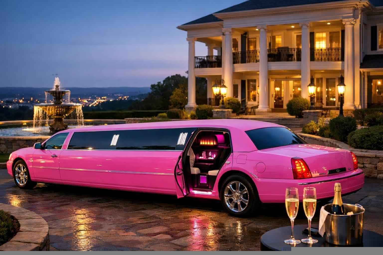 Pink Limo Service In Vestavia Hills Alabama