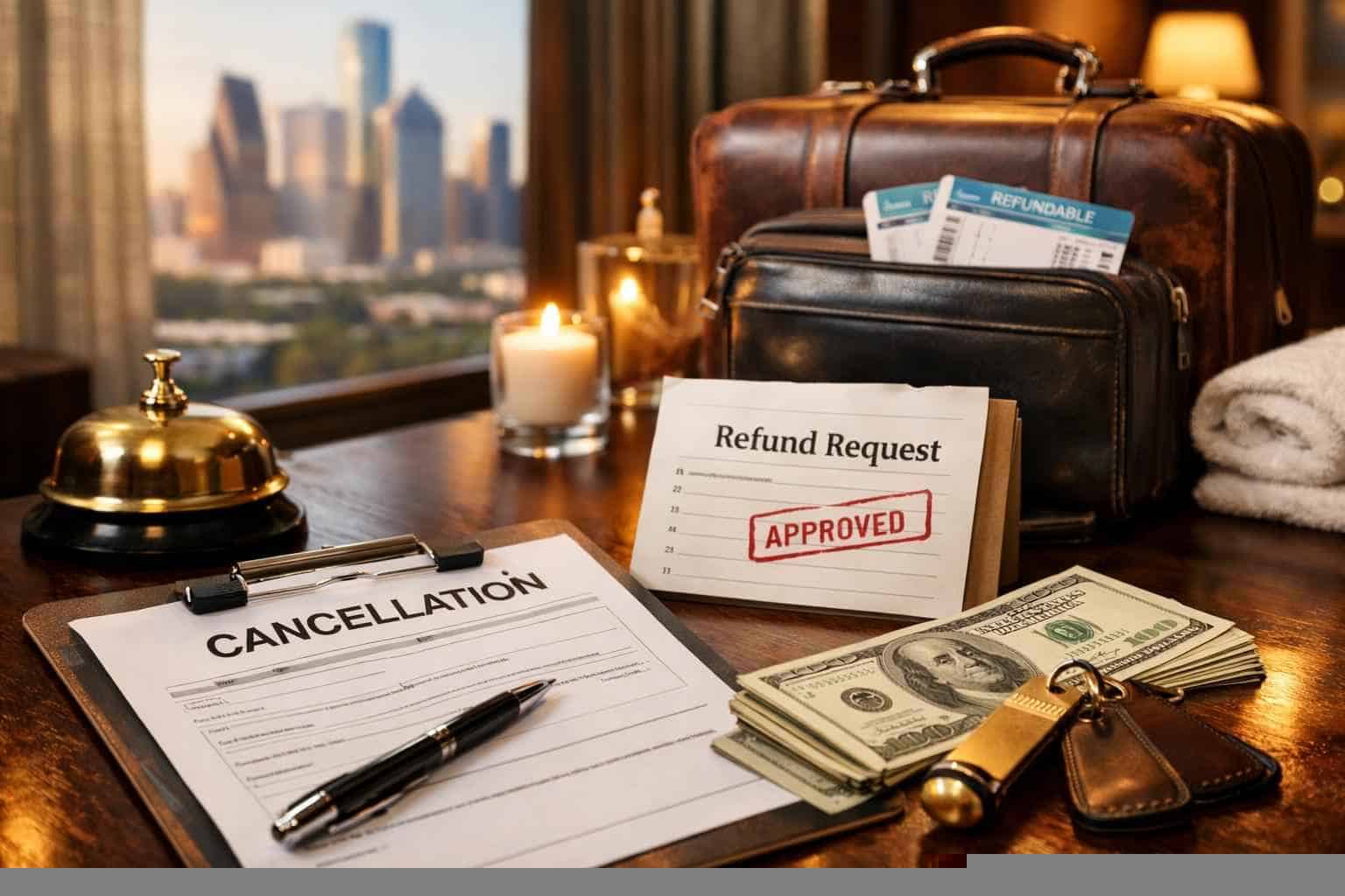 What is your cancellation and refund policy for Houston Texas reservations?