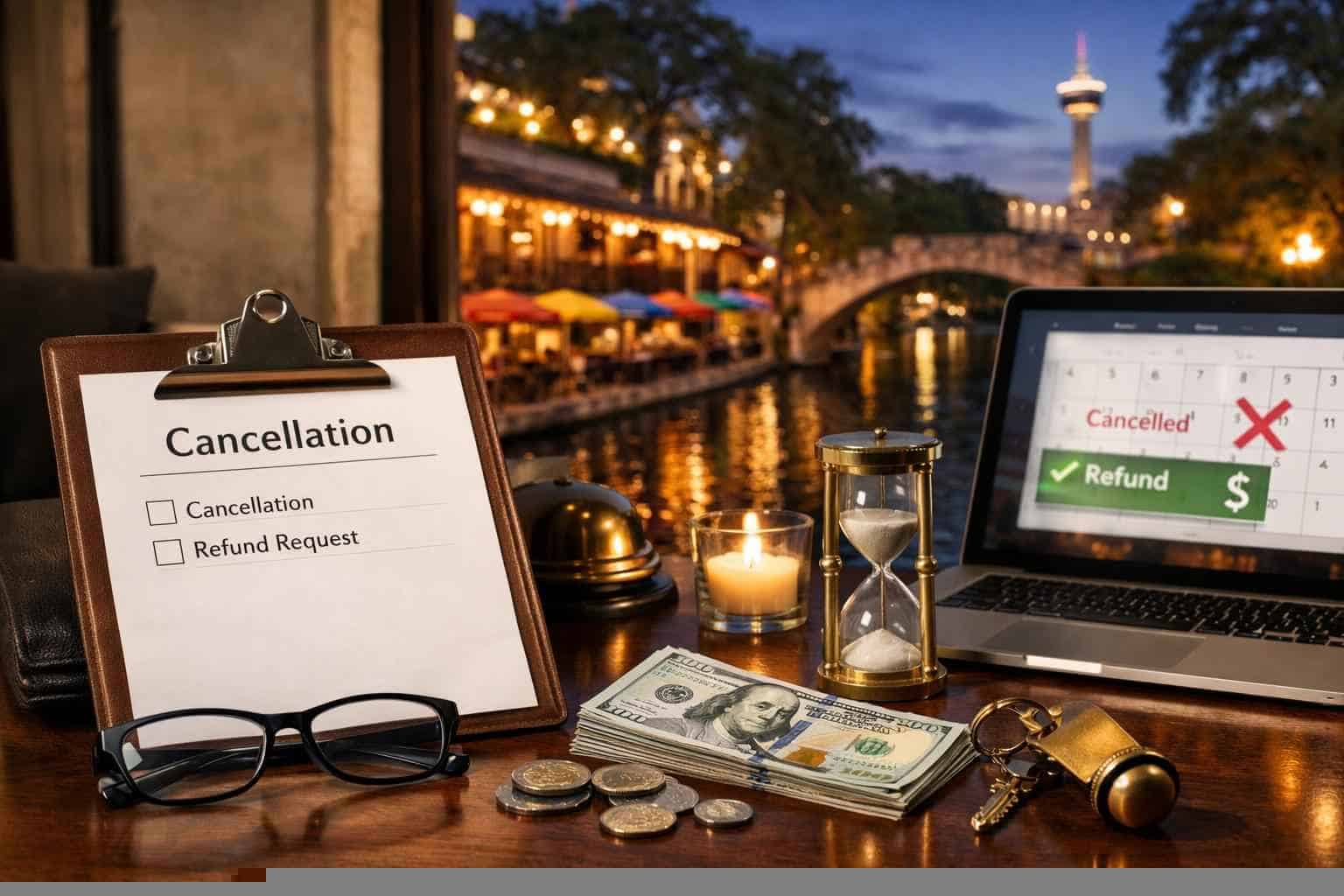 What is your cancellation and refund policy for San Antonio Texas reservations?