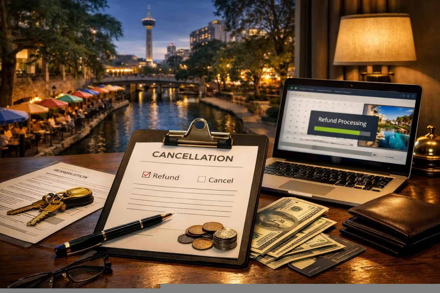 What is your cancellation and refund policy for San Antonio Texas reservations