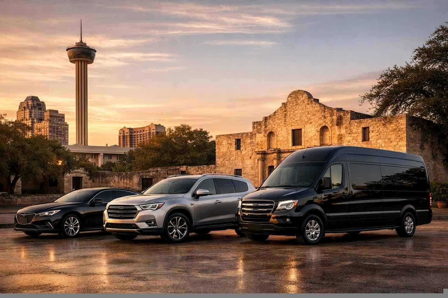 What vehicle sizes do you offer in San Antonio Texas