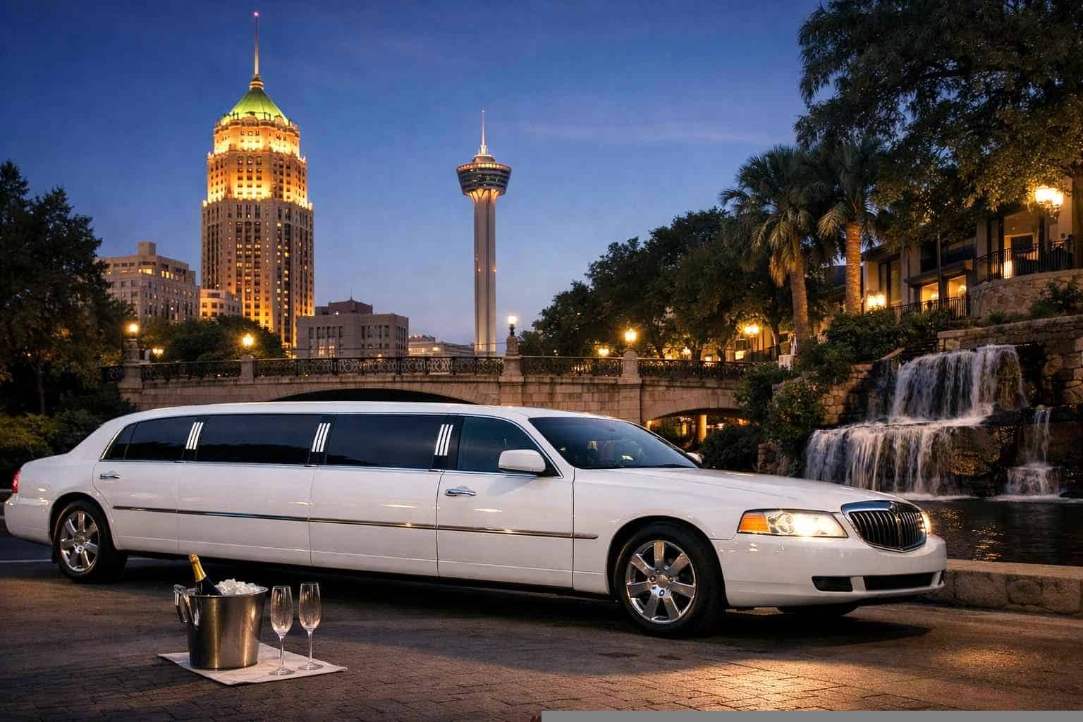 White Limo Rental Services in San Antonio Texas