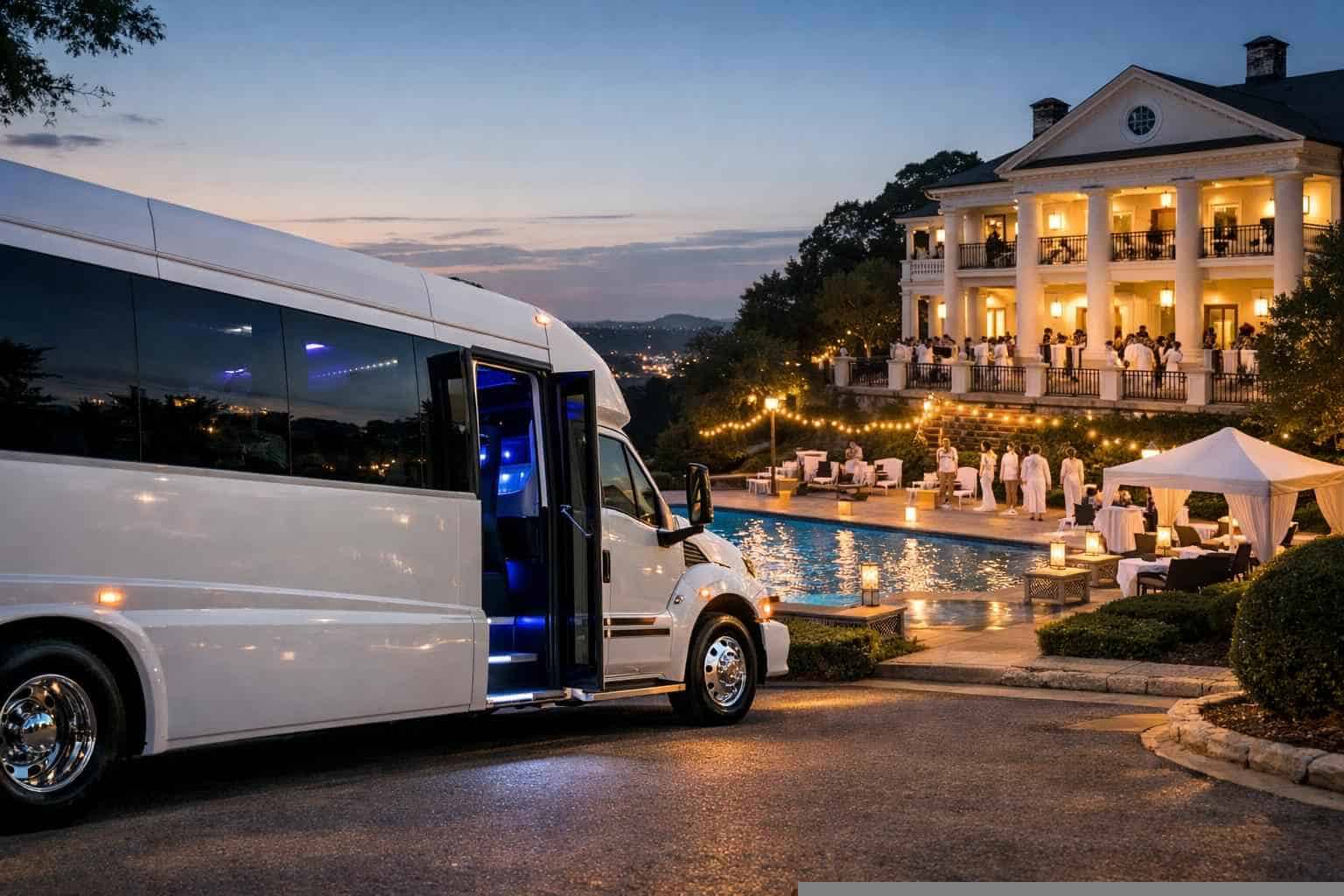 White Party Bus Services For Every Occasion