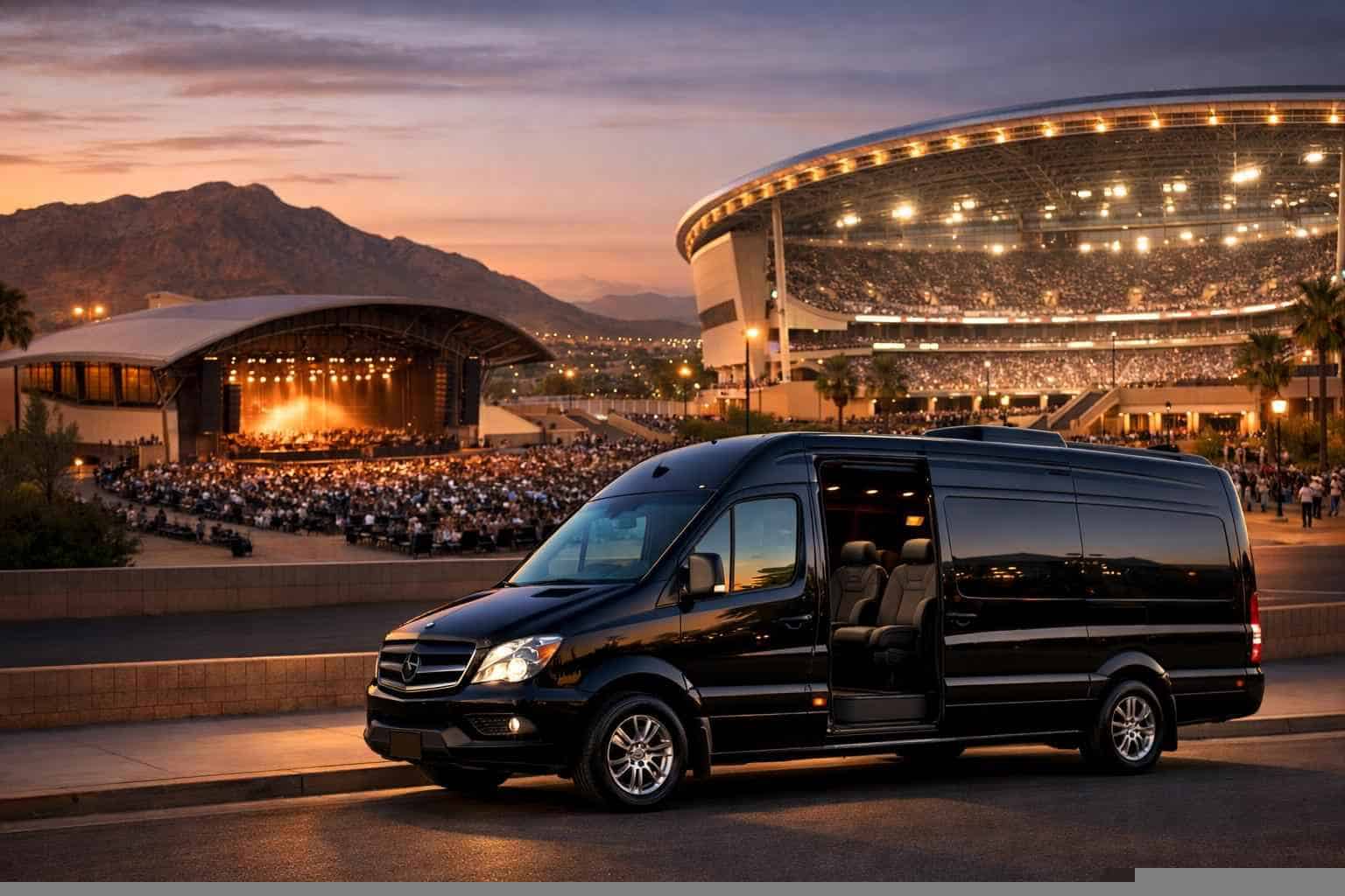 Can I book El Paso Texas shuttles for popular venues and stadiums