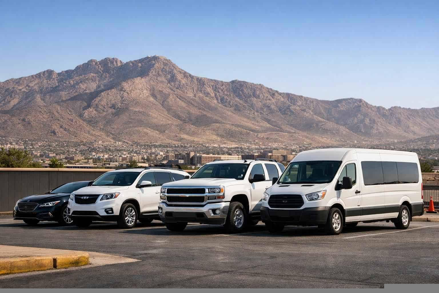 What vehicle sizes do you offer in El Paso Texas