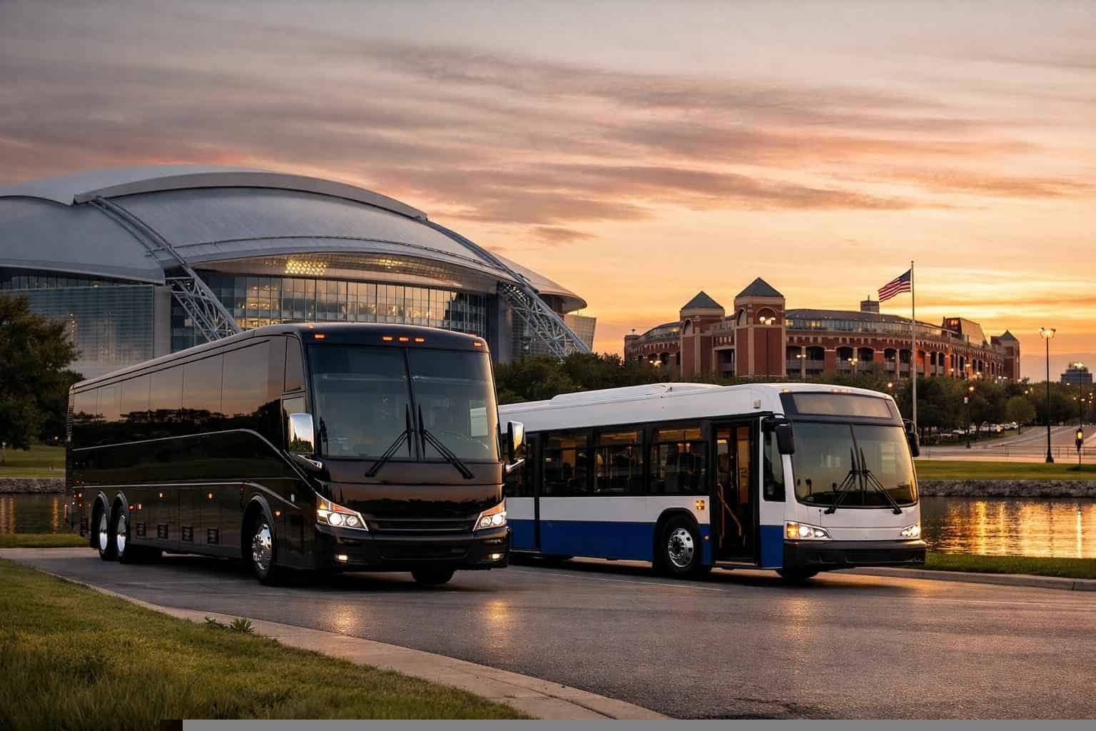 Charter Buses And Shuttle Buses In Arlington