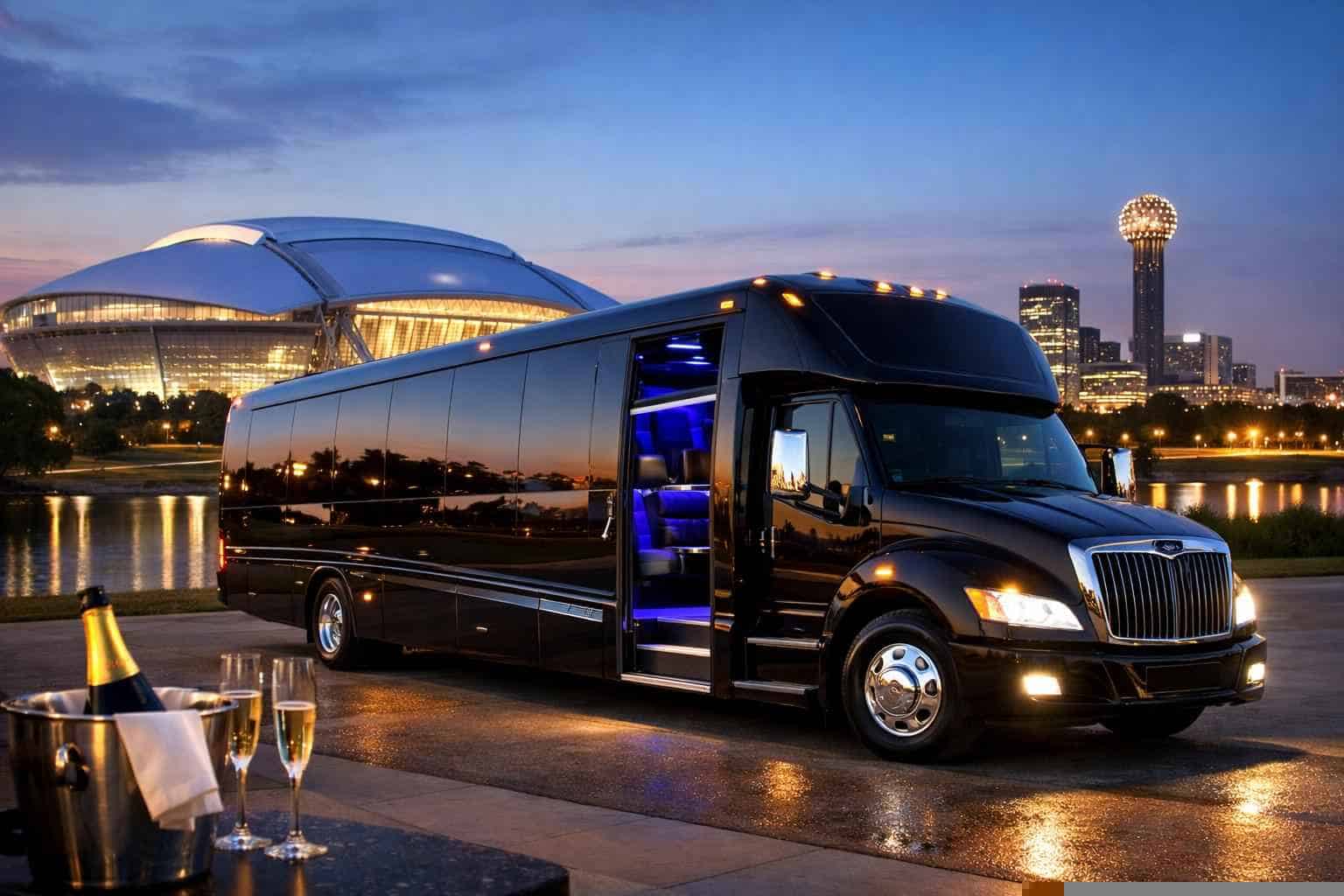 Arlington Texas Limo Bus Service