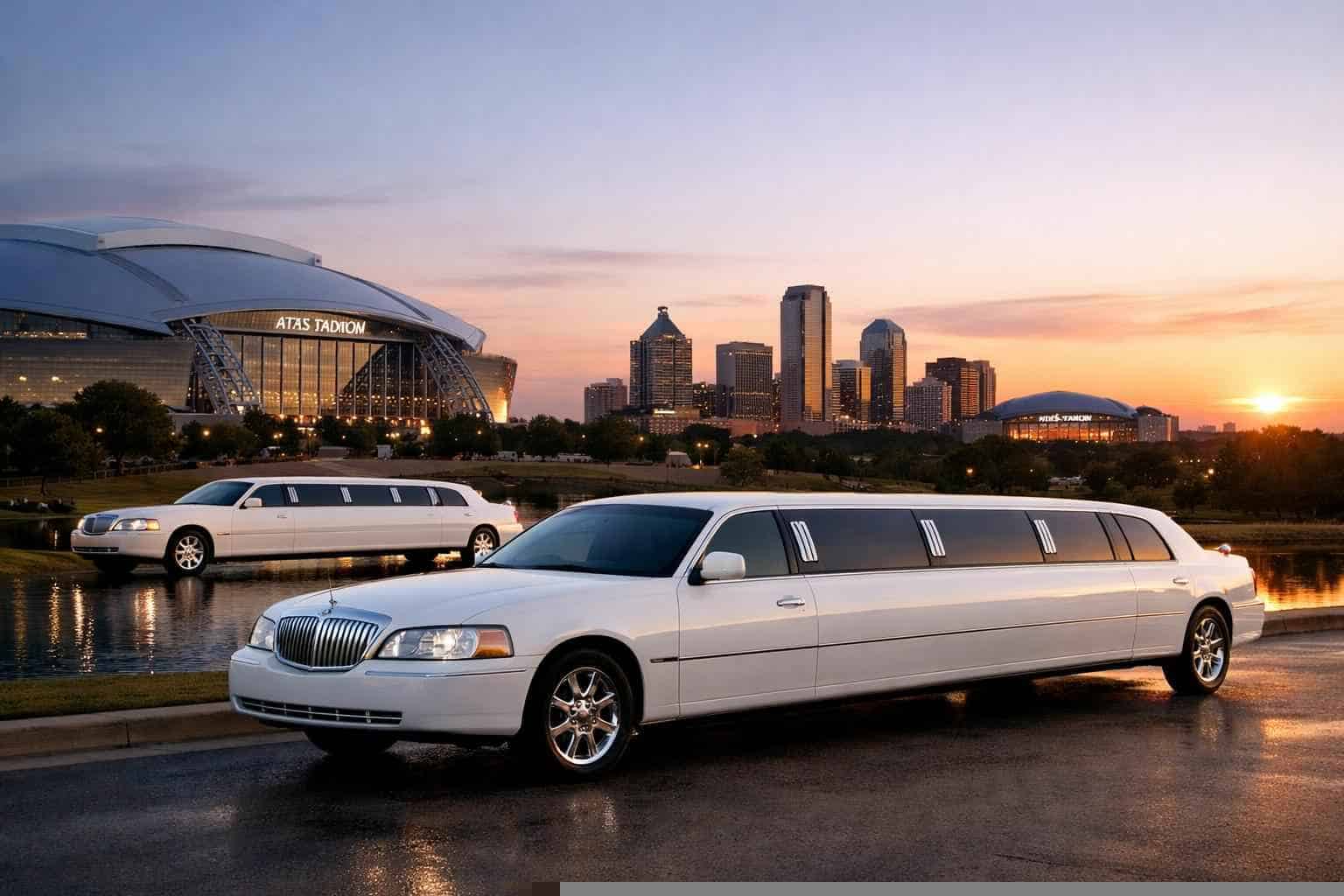 Arlington Texas White Limos