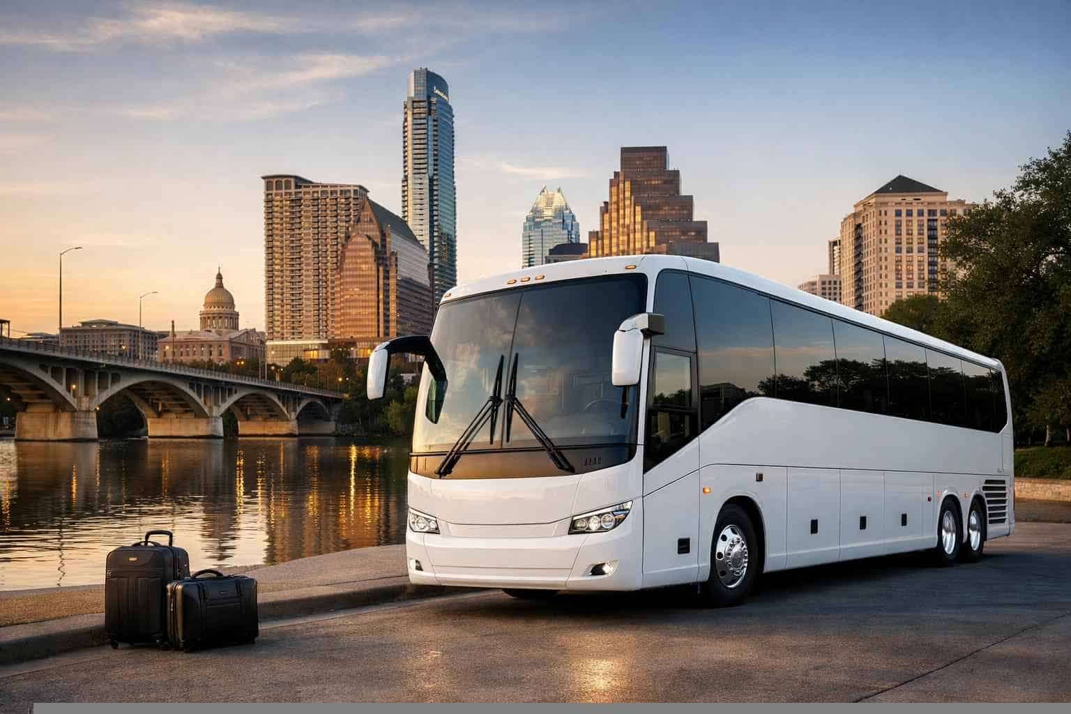 Austin Texas White Bus Service