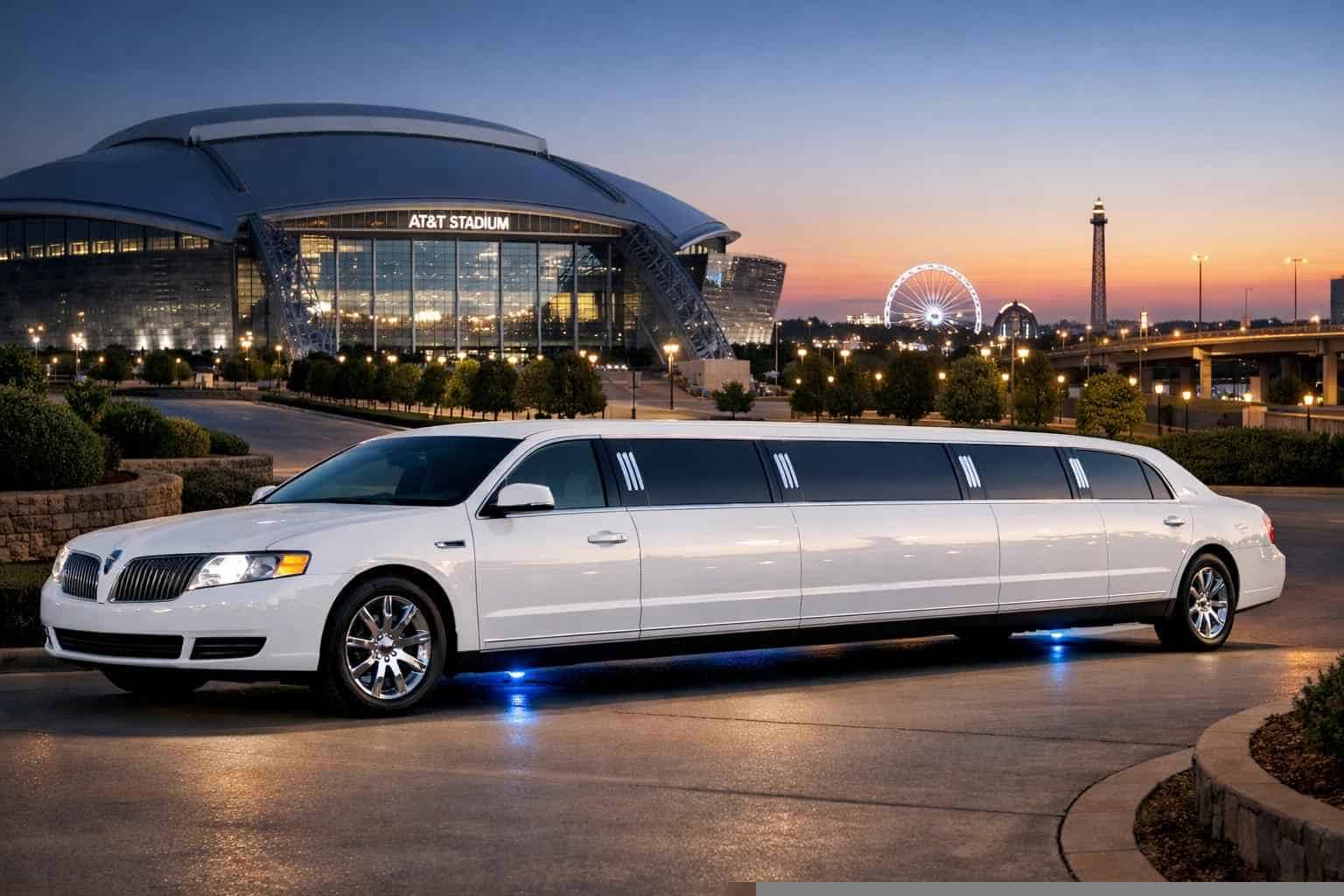 Best Arlington TX White Limo Company