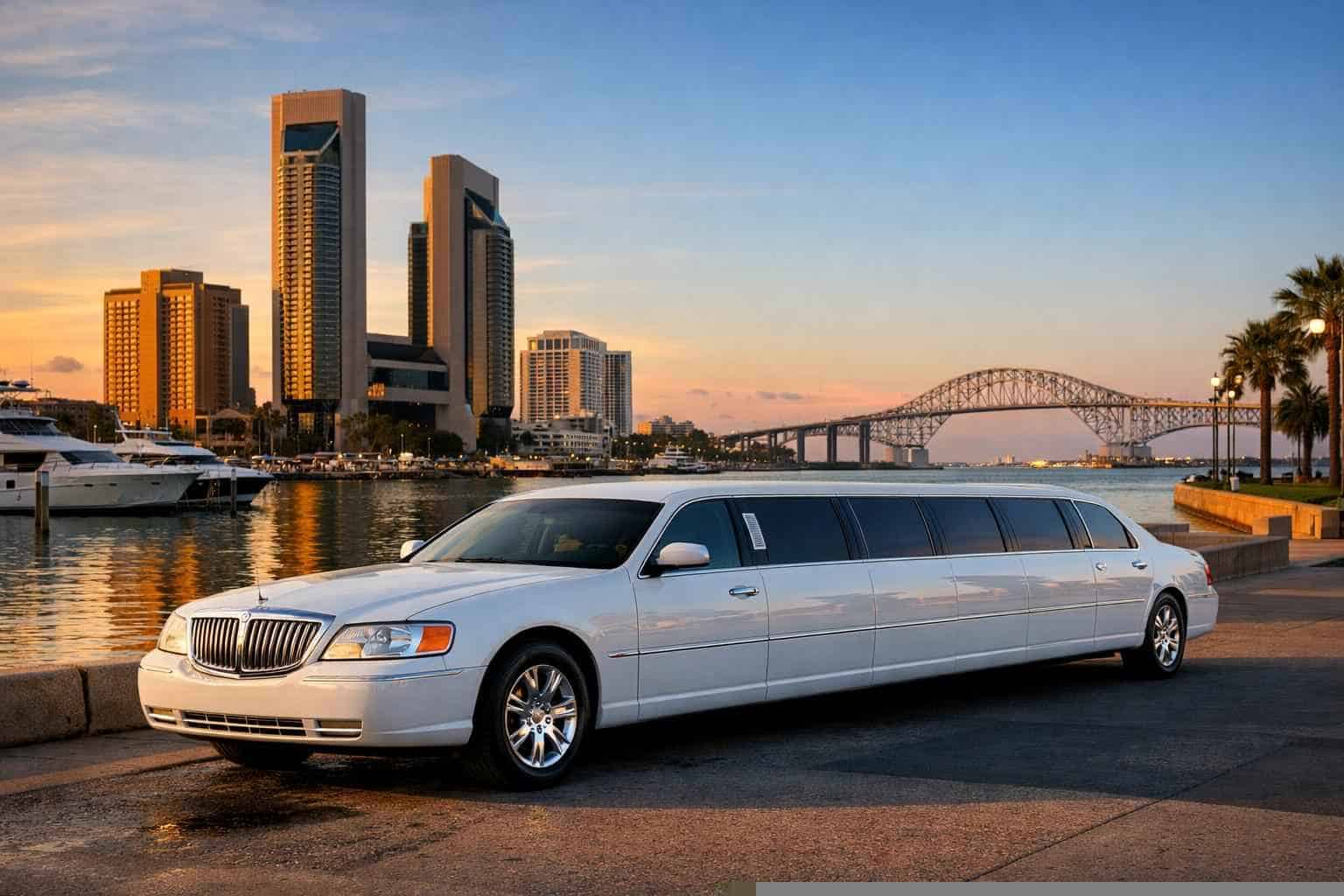 Best Corpus Christi TX White Limo Company