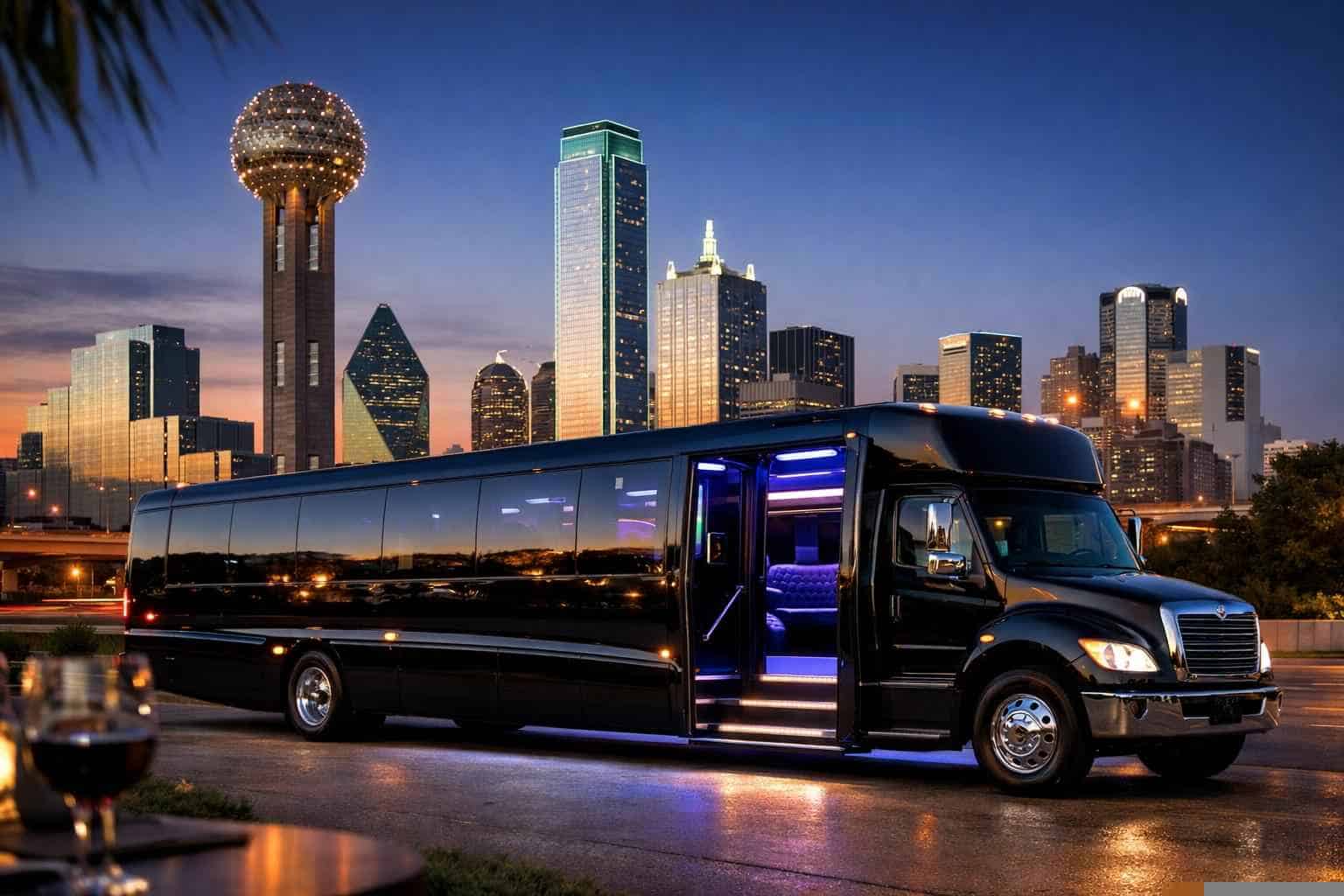 Best Black Party Bus Company In Dallas TX
