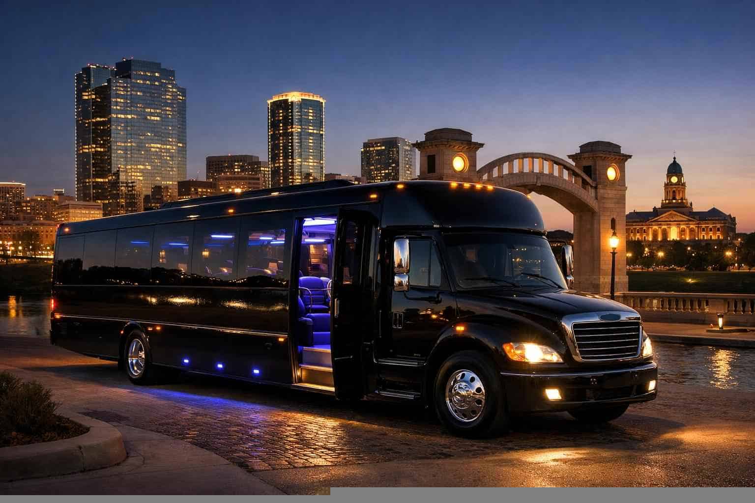 Best Black Party Bus Company In Fort Worth TX