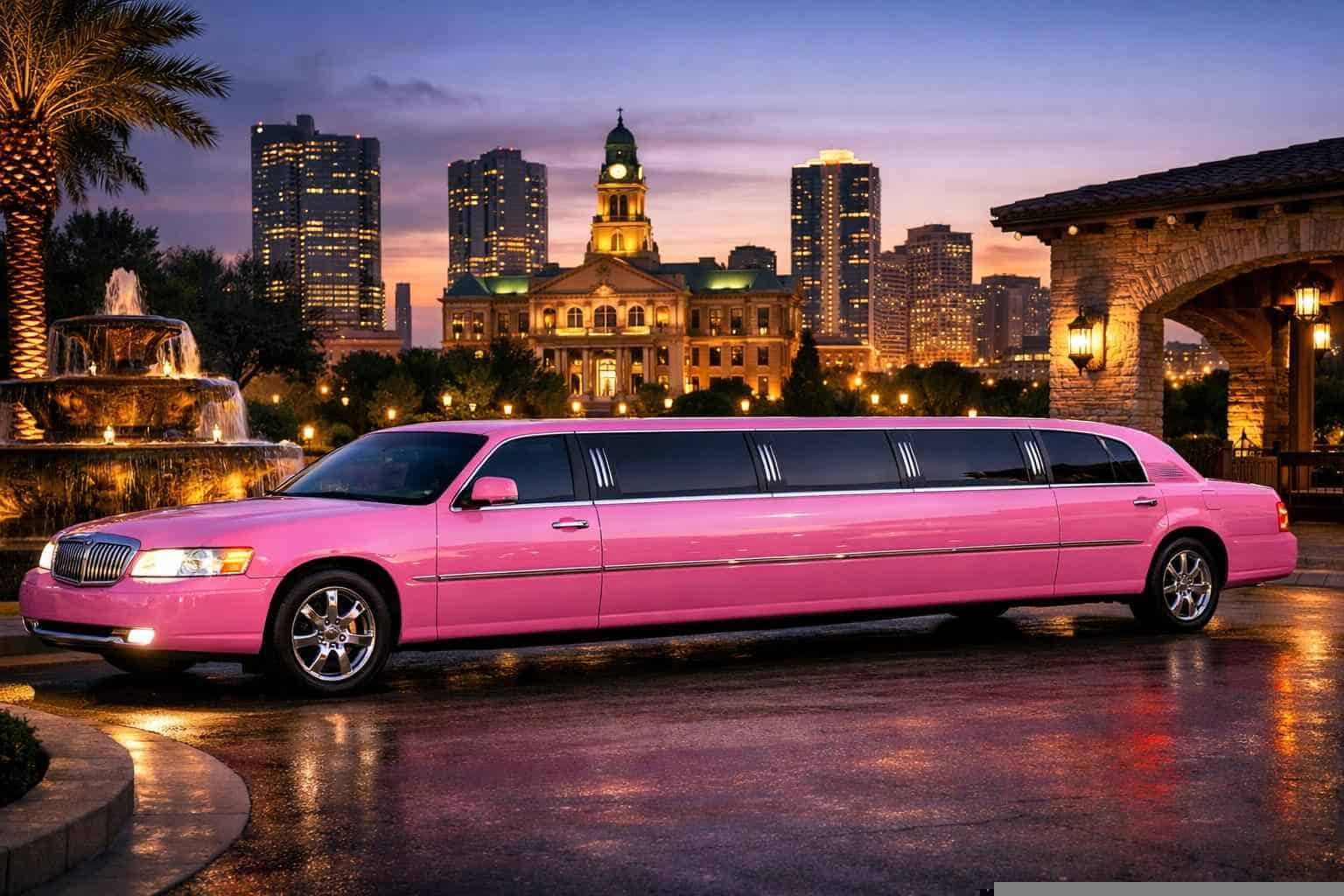 Best Pink Limo Company In Fort Worth TX